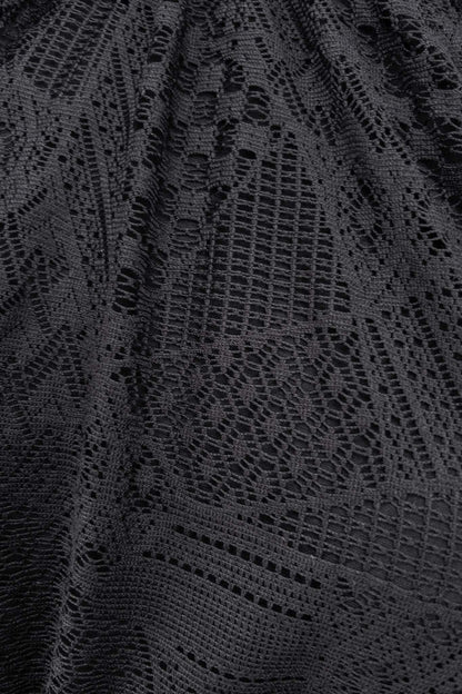 EMMY-B Patchwork Lace Black Dresses Leigh Schubert