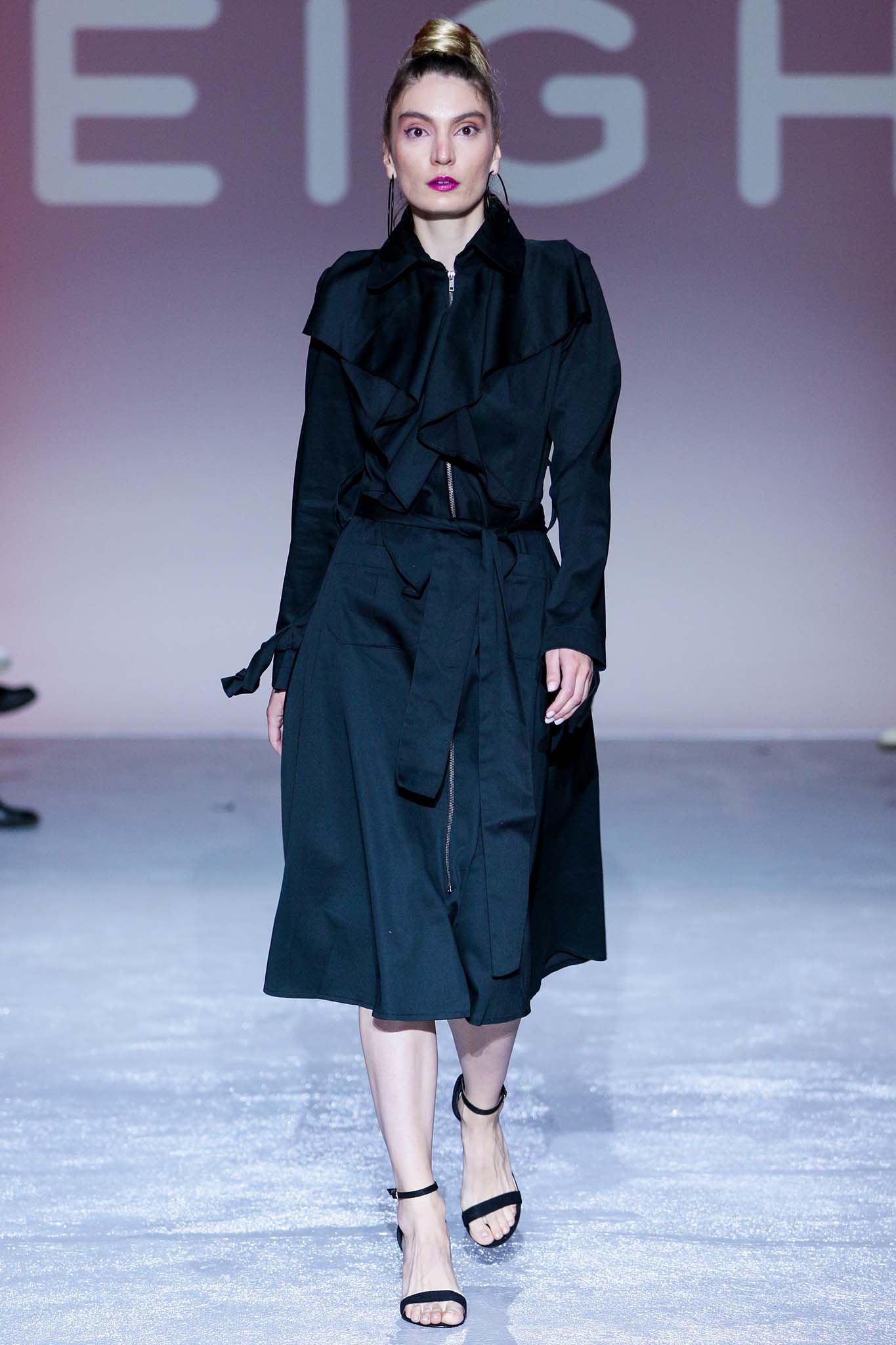IRIS Navy Coat Dresses Leigh Schubert