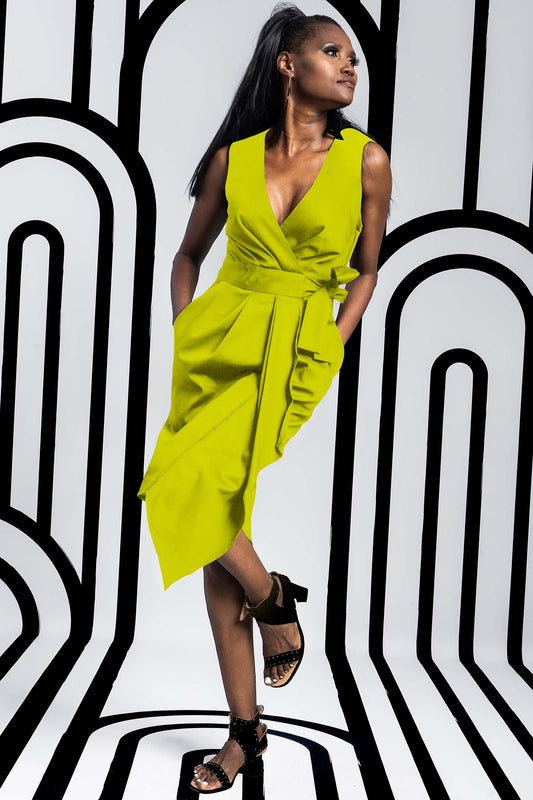 MAGNOLIA Lime Dresses Leigh Schubert