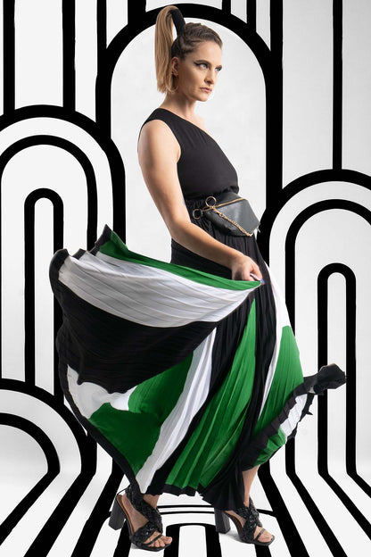 TOKKYO Black Emerald Ivory Dresses Leigh Schubert