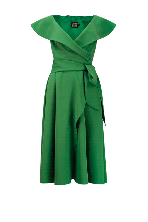 KENZO Emerald Dresses Leigh Schubert