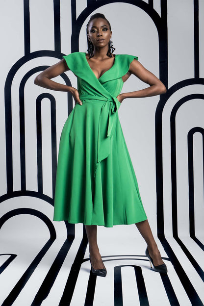 KENZO Emerald Dresses Leigh Schubert