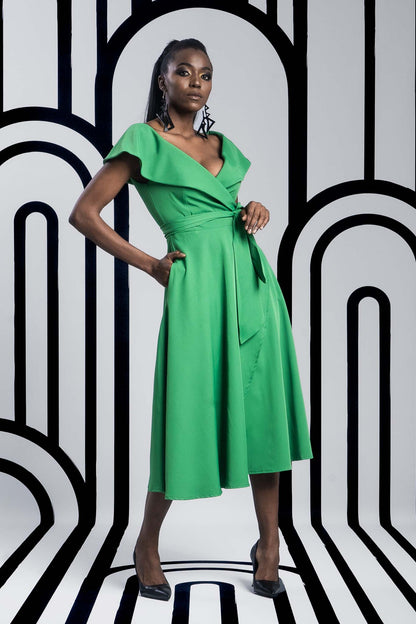 KENZO Emerald Dresses Leigh Schubert