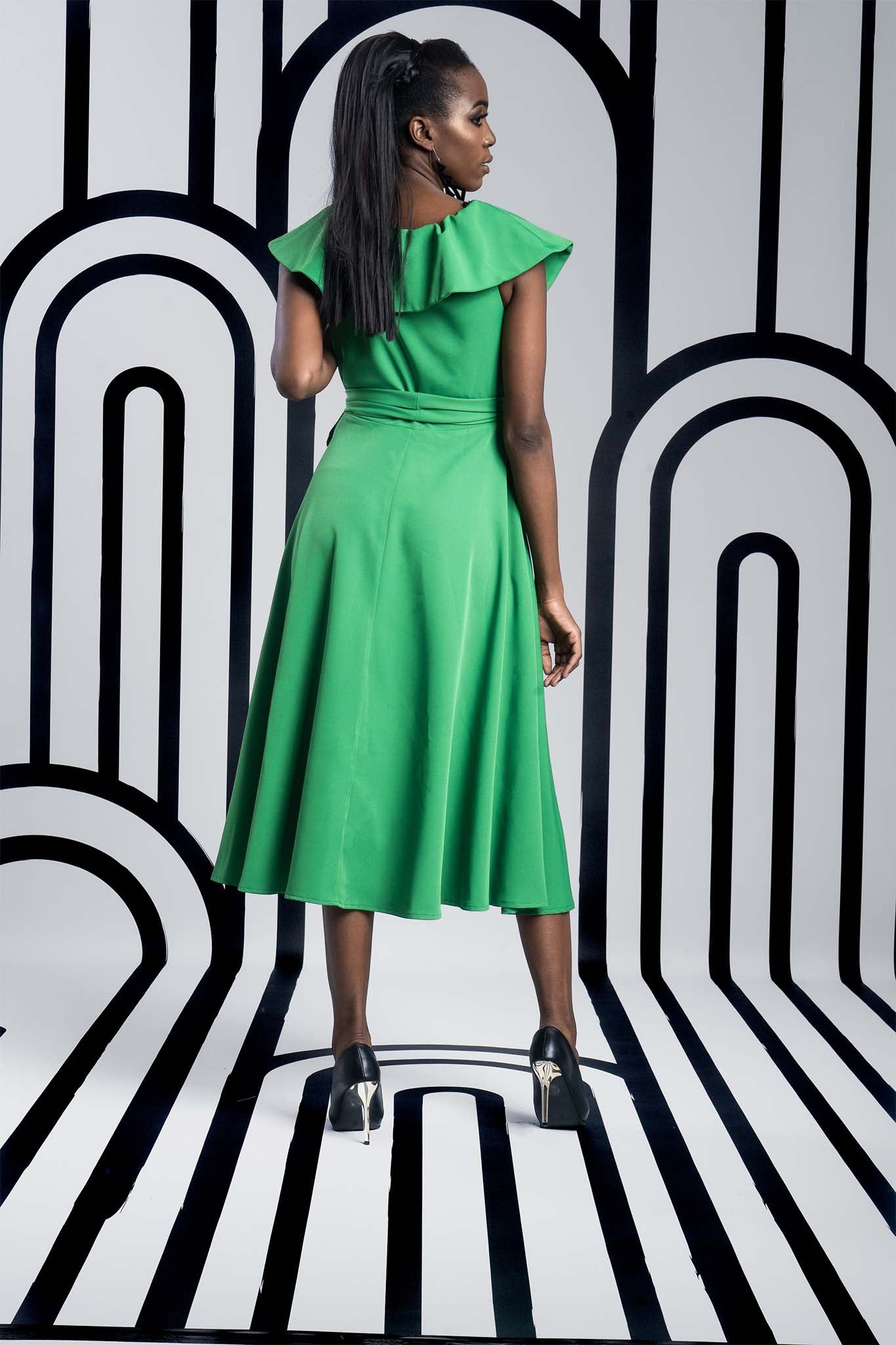 KENZO Emerald Dresses Leigh Schubert