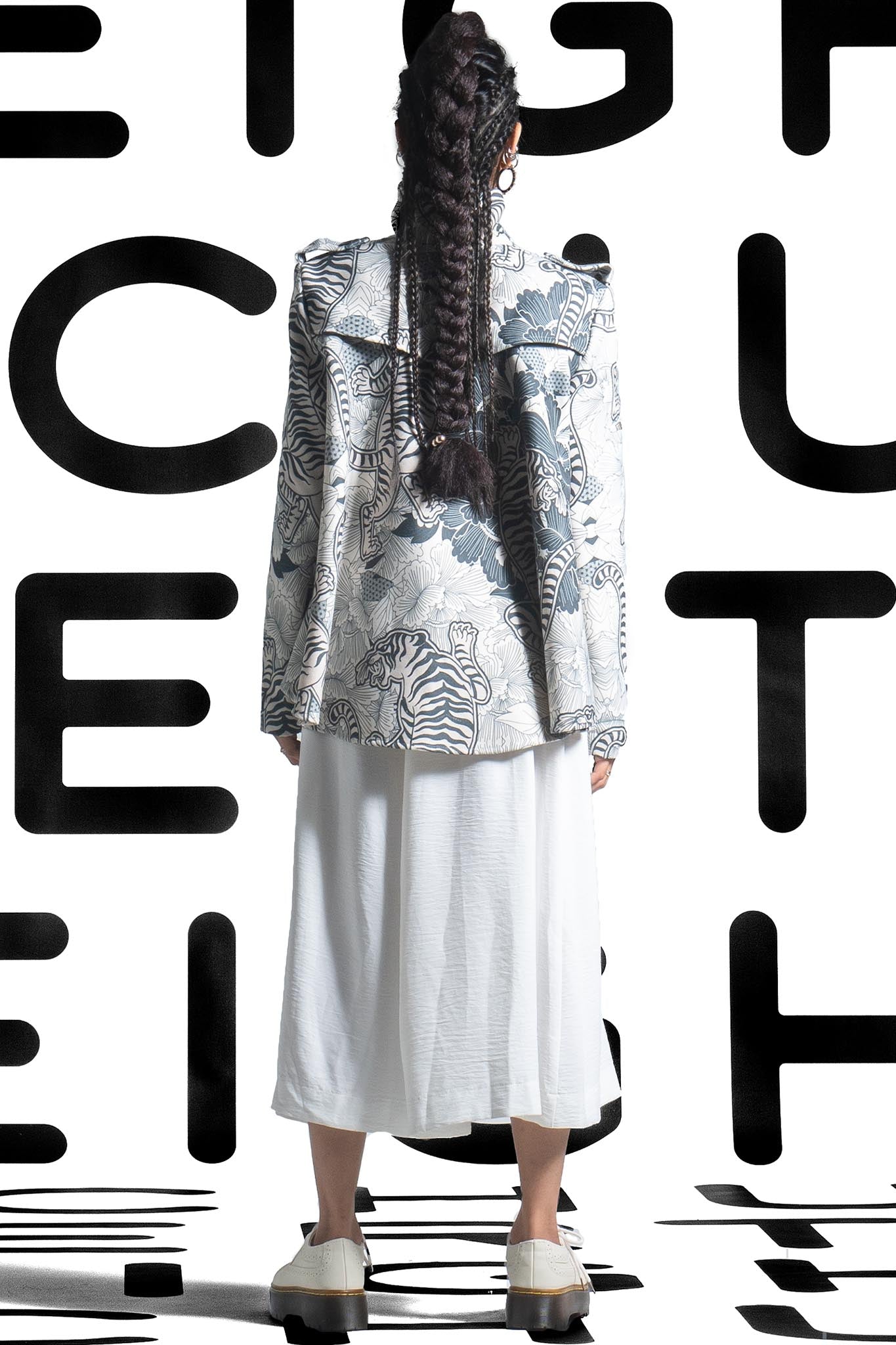 MARISSA Light Grey Melange Coats & Jackets Leigh Schubert