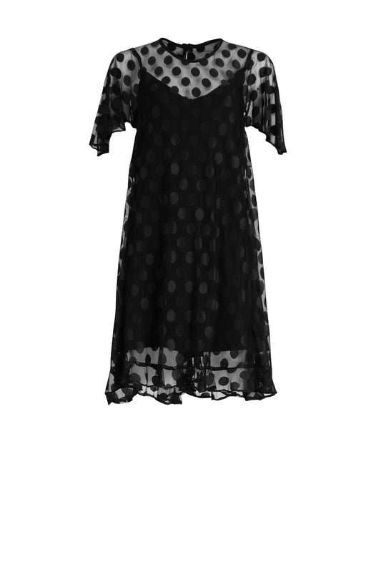 Leigh Schubert Dresses SWALLOW TAIL Black Spot