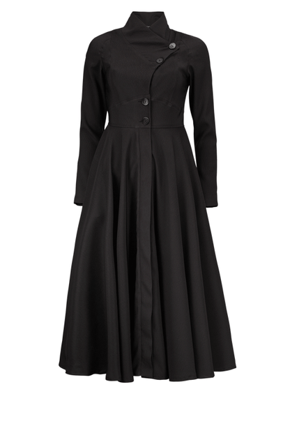 MANHATTAN Black Coat Dresses Leigh Schubert