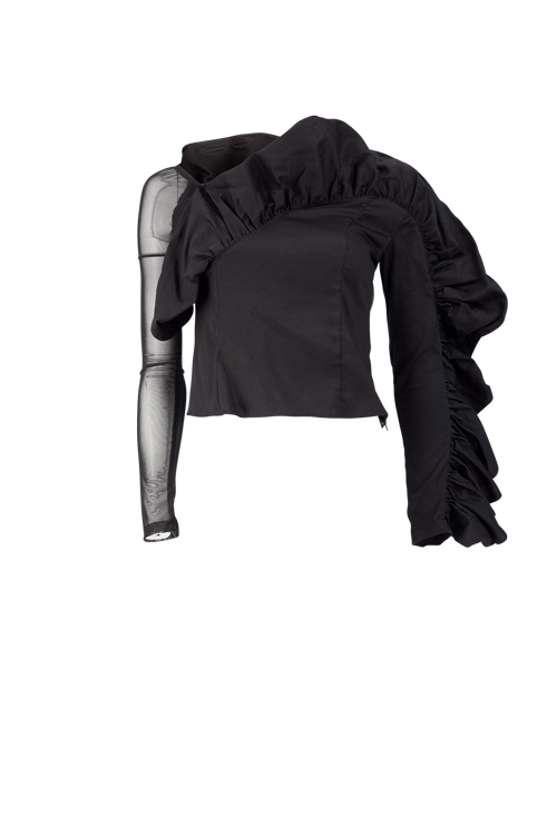 MERYL Black Shirts & Tops Leigh Schubert