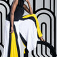 ISSAY Black Yellow white