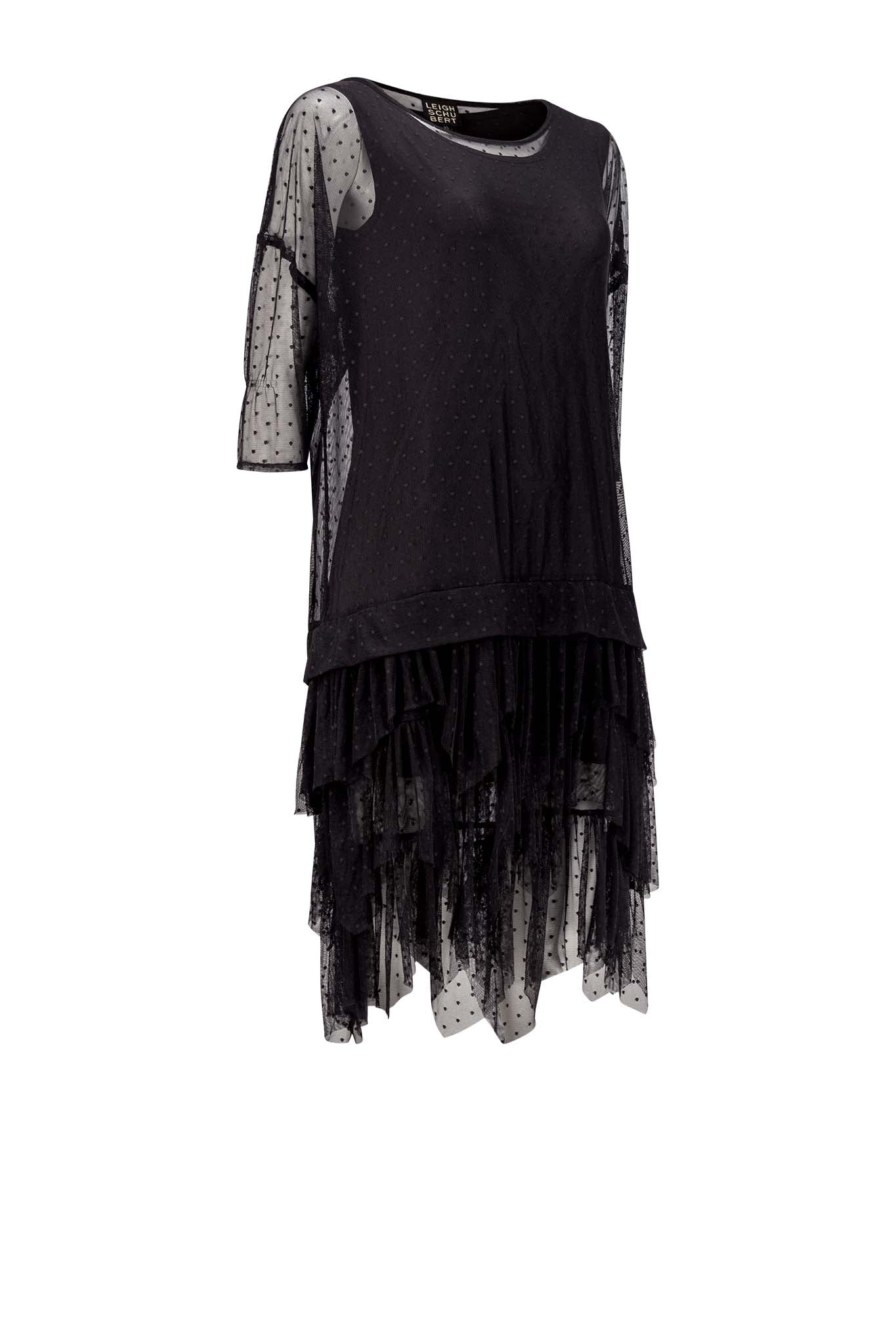 JEMMA Black spot mesh