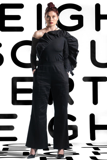 MERYL Black Shirts & Tops Leigh Schubert