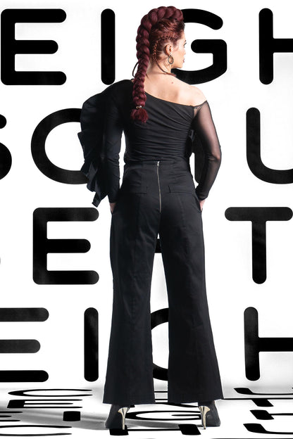 MERYL Black Shirts & Tops Leigh Schubert