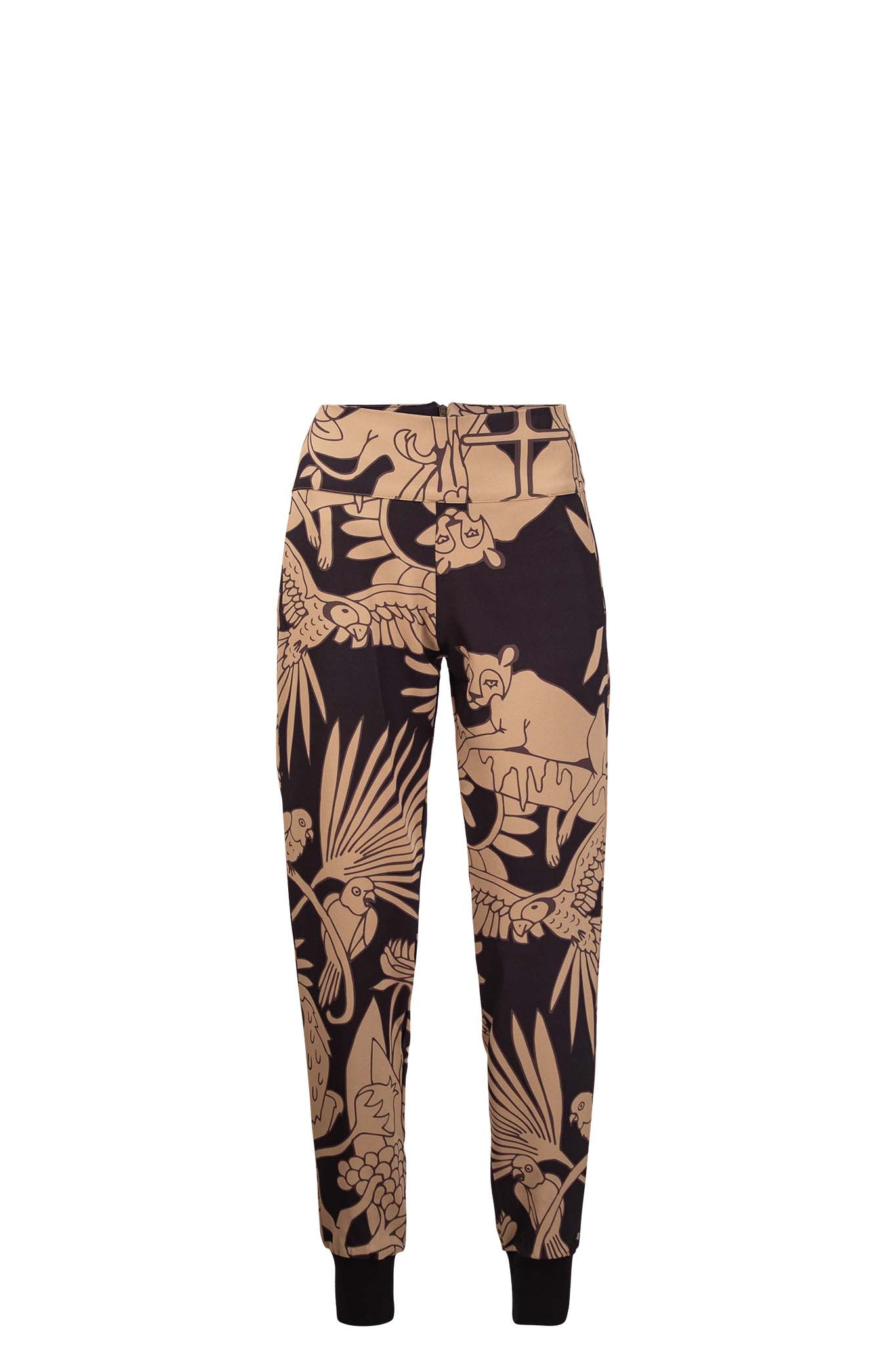 ZULU Wild Camel Black Pants Leigh Schubert