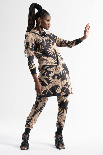 ZULU Wild Camel Black Pants Leigh Schubert