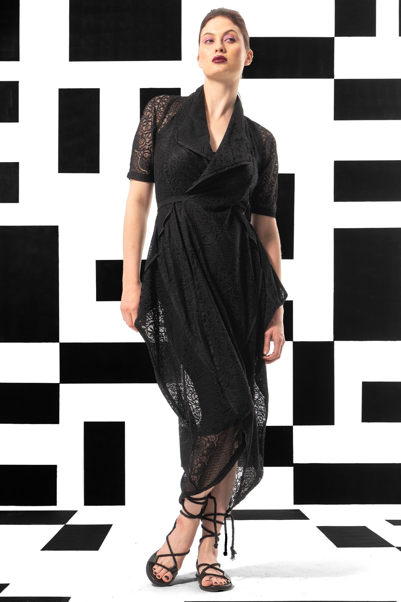 DARTH VAYDER Black lace Dresses Leigh Schubert