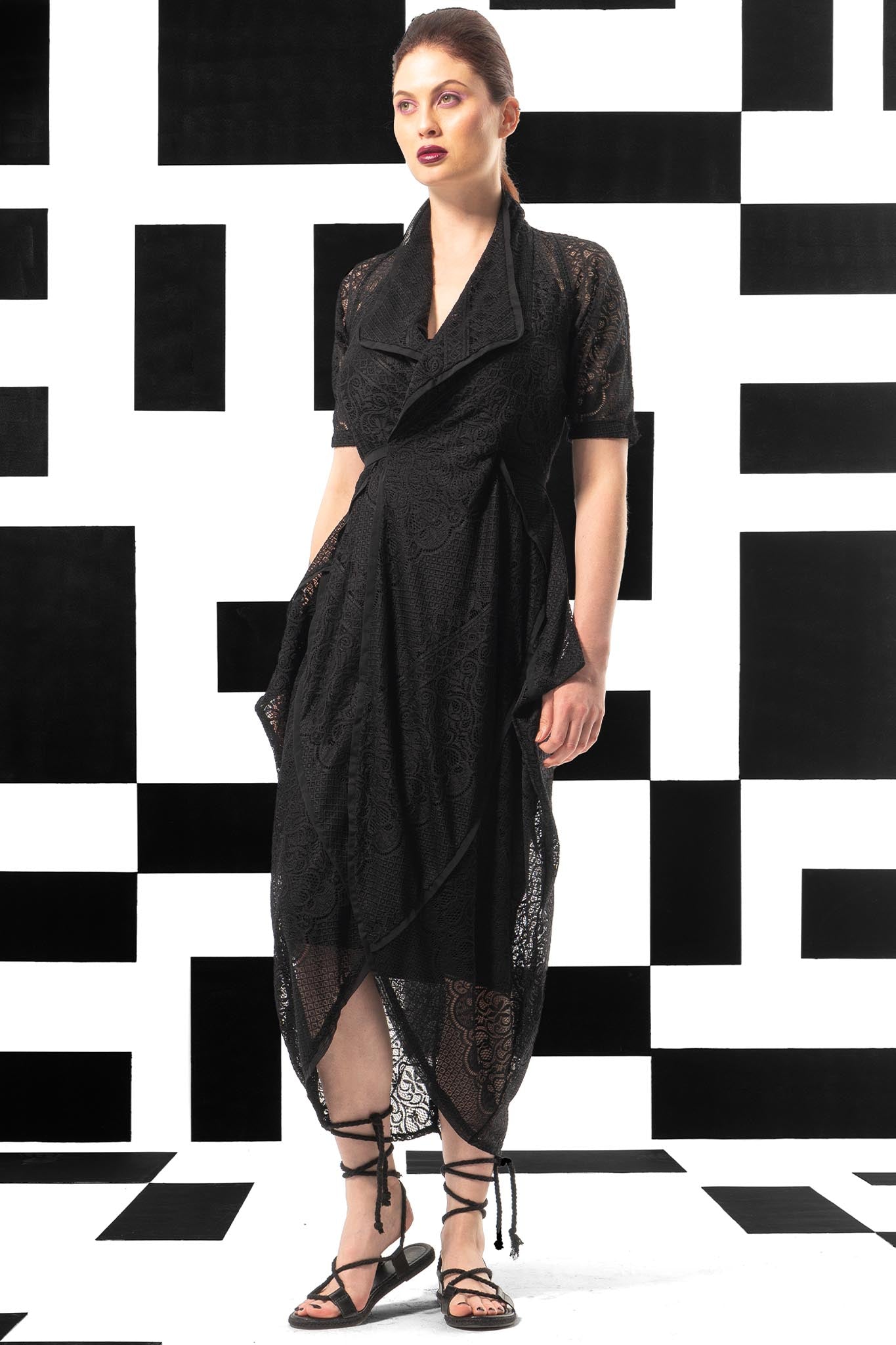 DARTH VAYDER Black lace Dresses Leigh Schubert