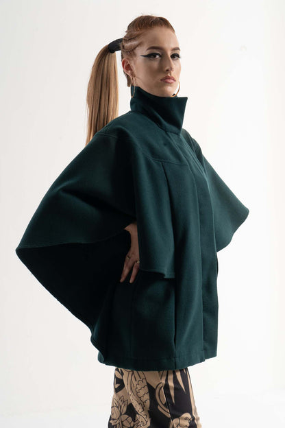 DUSTY Bottle Green Coats & Jackets Leigh Schubert