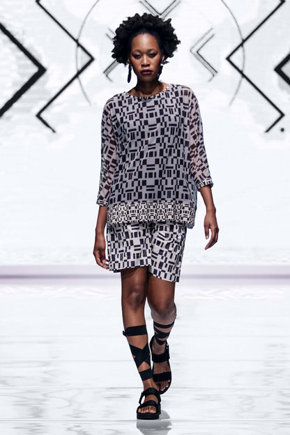 LIMA Black Linen Shorts Leigh Schubert