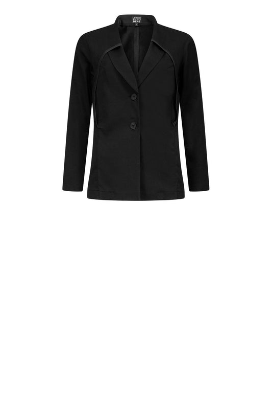 NINA Black Coats & Jackets Leigh Schubert