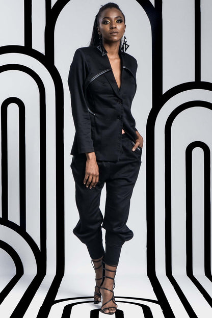 IZZY Black Pants Leigh Schubert