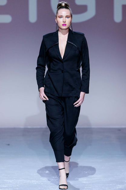 NINA Black Coats & Jackets Leigh Schubert
