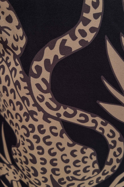 SHAKA Wild Print Camel Black Coats & Jackets Leigh Schubert