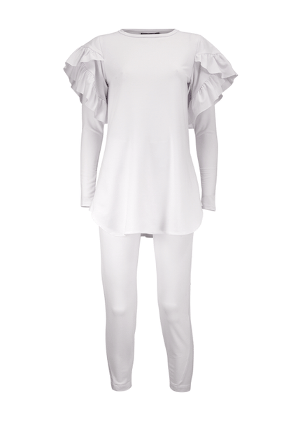 ASARRAH White Outfit Sets Leigh Schubert