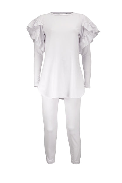 ASARRAH White Outfit Sets Leigh Schubert