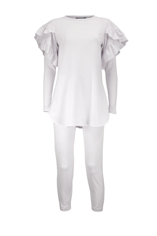 ASARRAH White Outfit Sets Leigh Schubert
