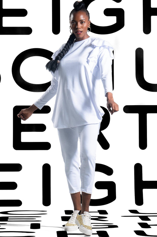ASARRAH White Outfit Sets Leigh Schubert