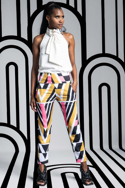 ZOOLU Supa Tri Print Pants Leigh Schubert