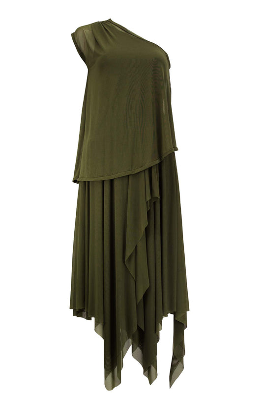 KIMCHI Olive Dresses Leigh Schubert