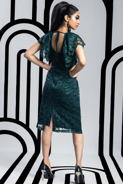 MARGO Jewel Green Dresses Leigh Schubert