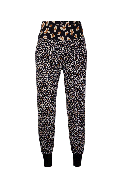 LILY Black Toffee Leopard Pants Leigh Schubert