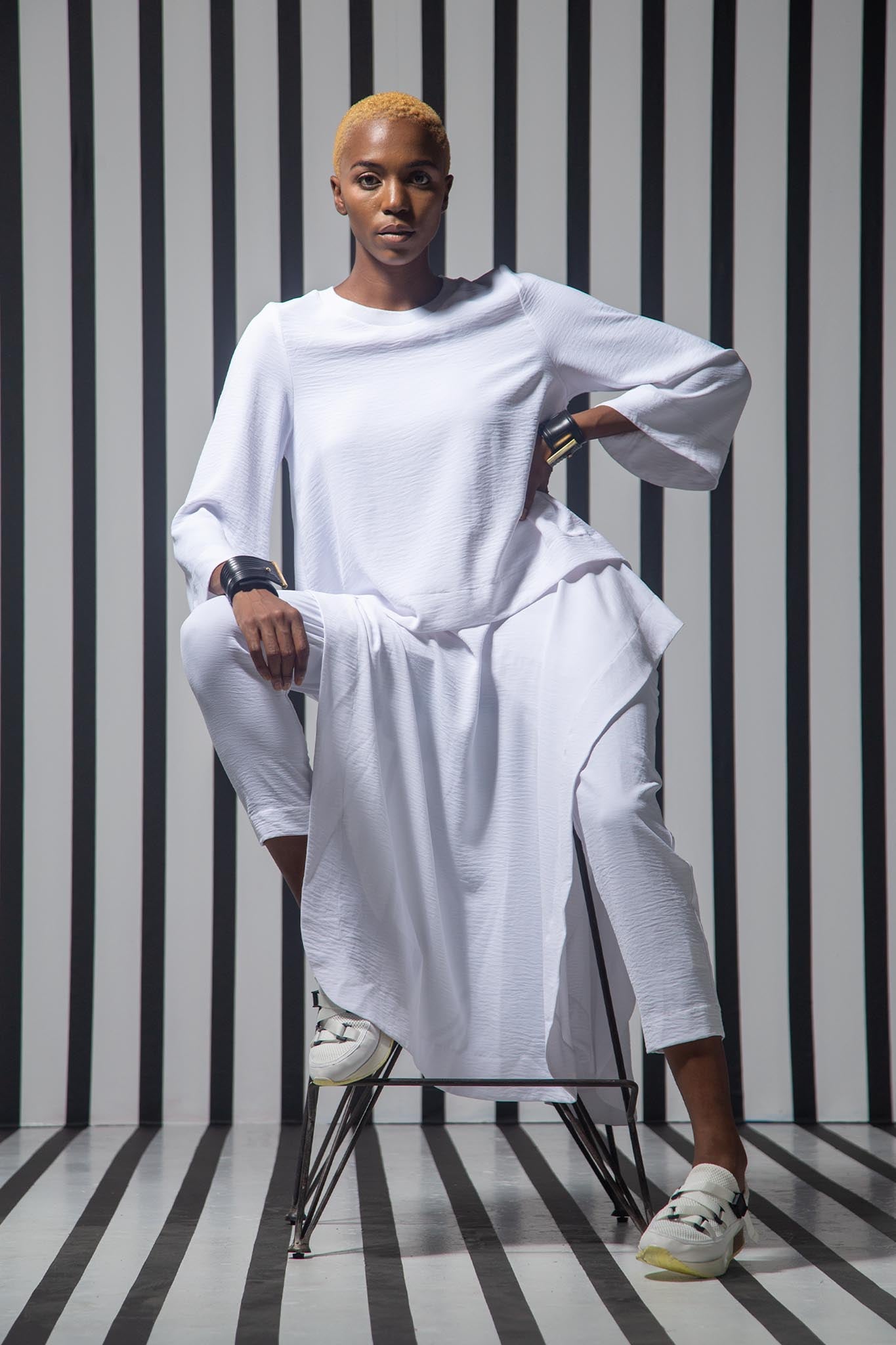 JOHNSON White Pants Leigh Schubert