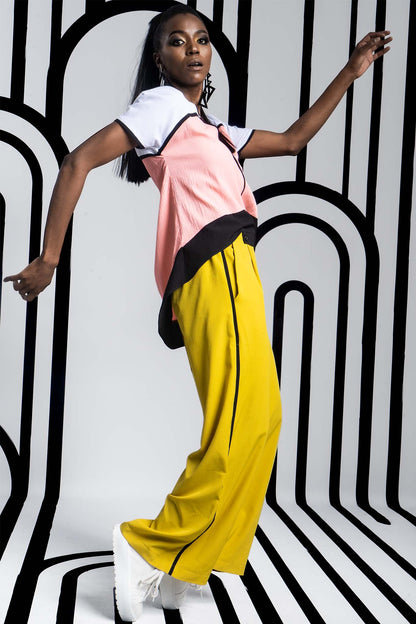 ZAZA Pink Black White Citroen Outfit Sets Leigh Schubert