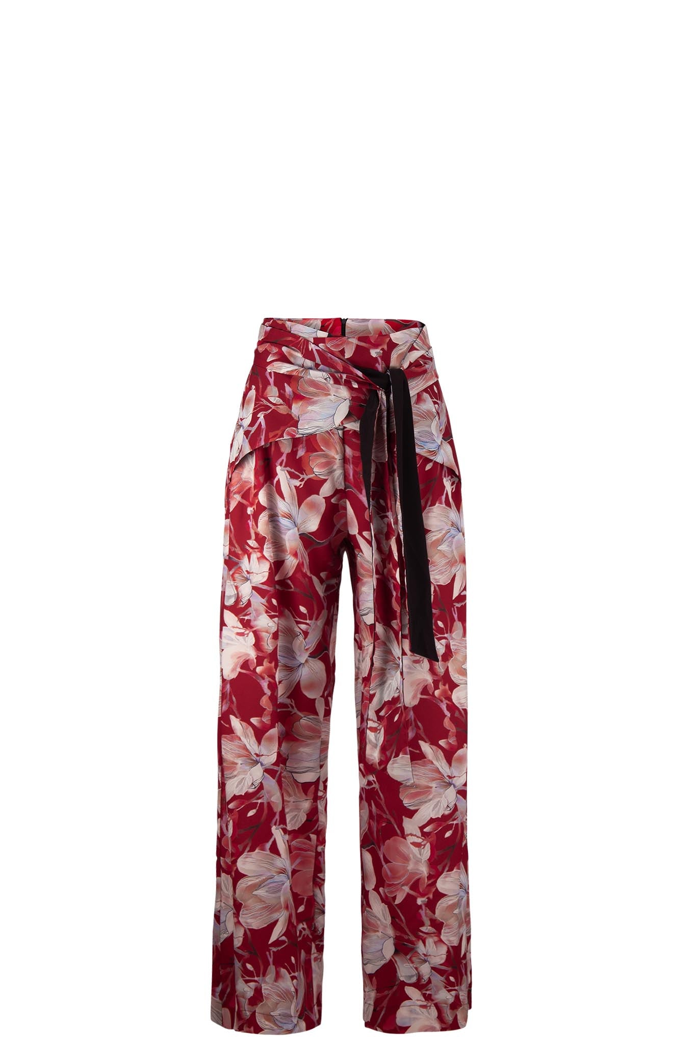 JULIENNE Red Peony Pants Leigh Schubert