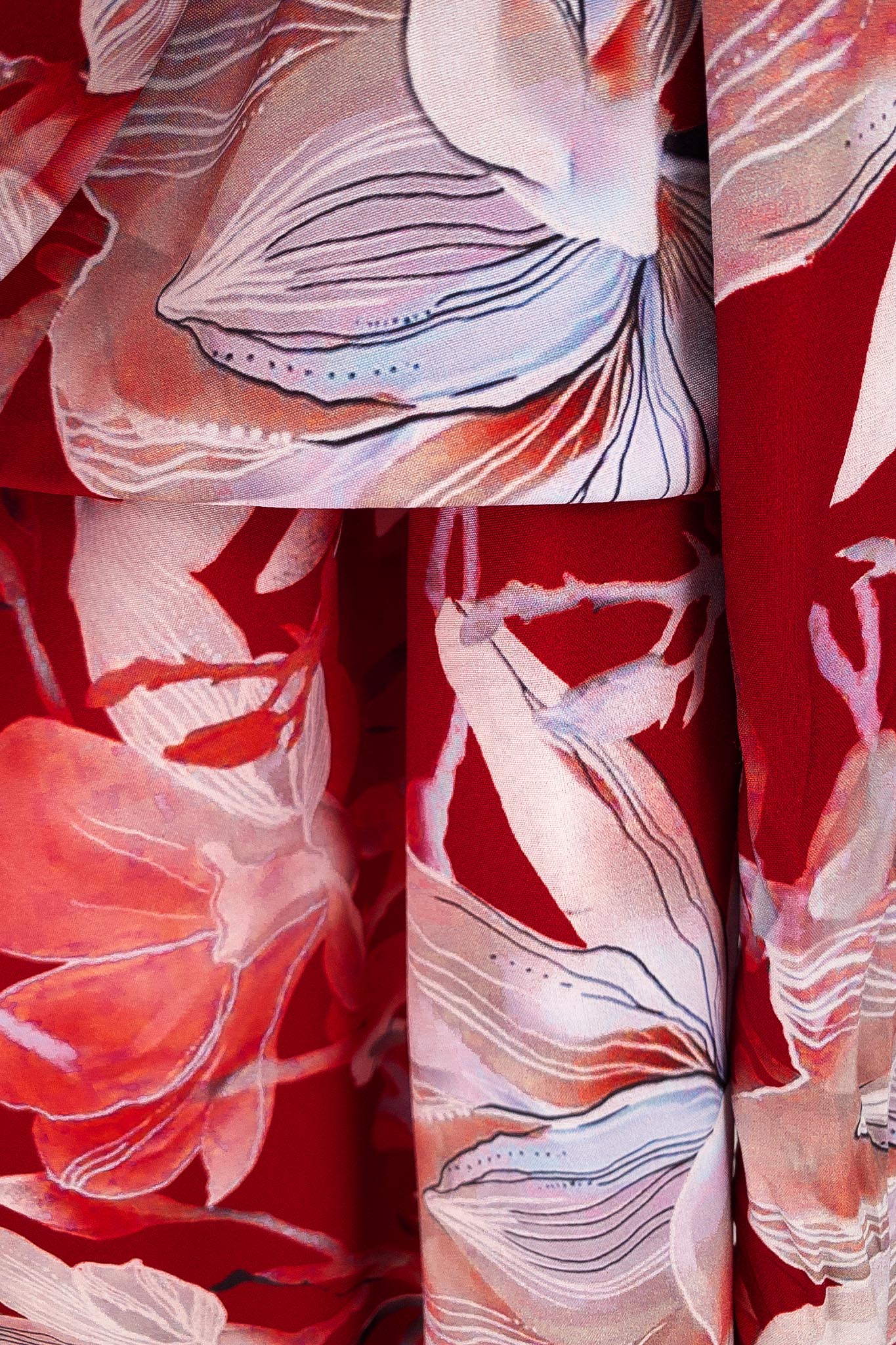 JULIENNE Red Peony Pants Leigh Schubert