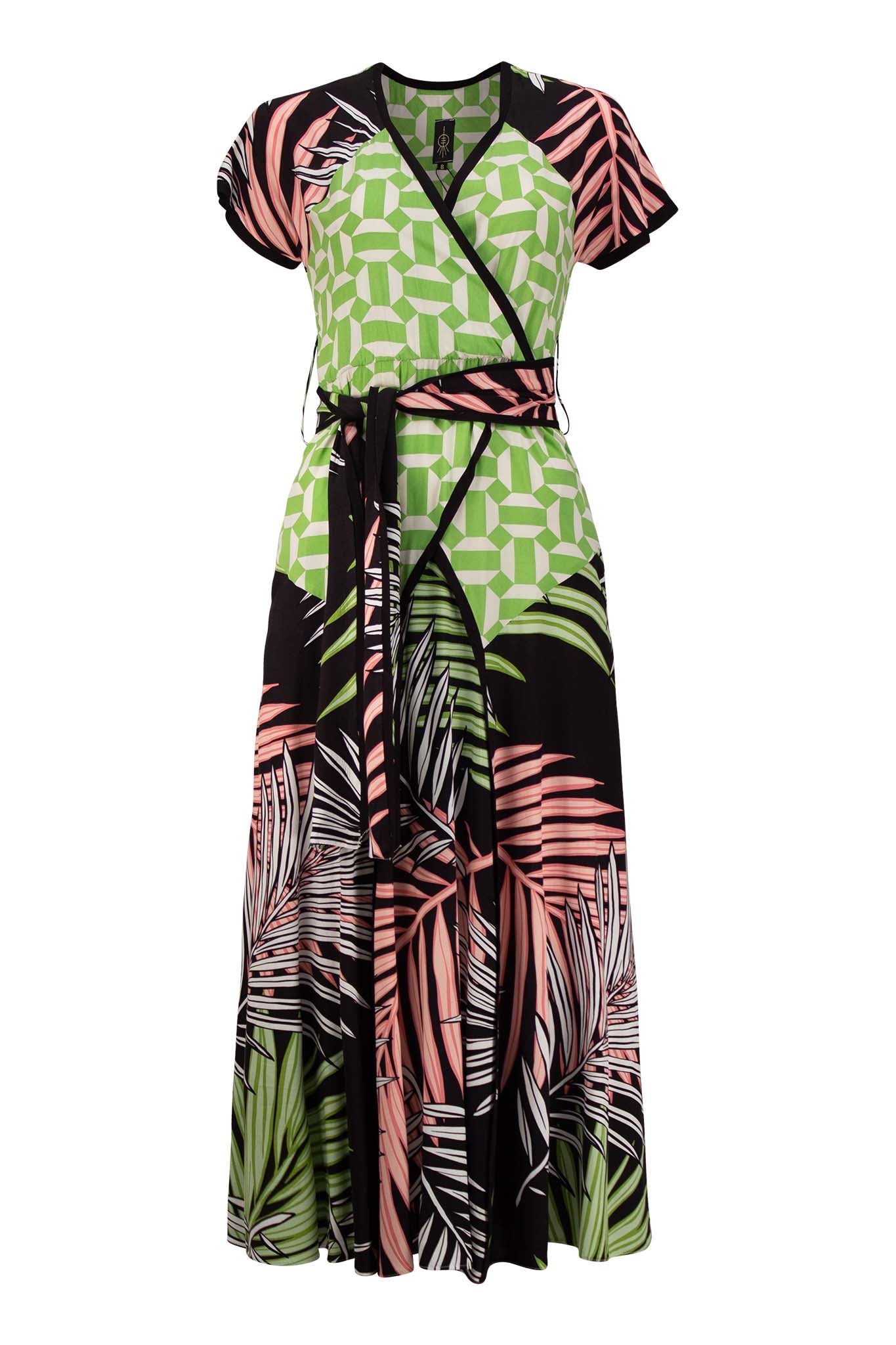 Leigh Schubert Dresses OSAKA Green Tropical