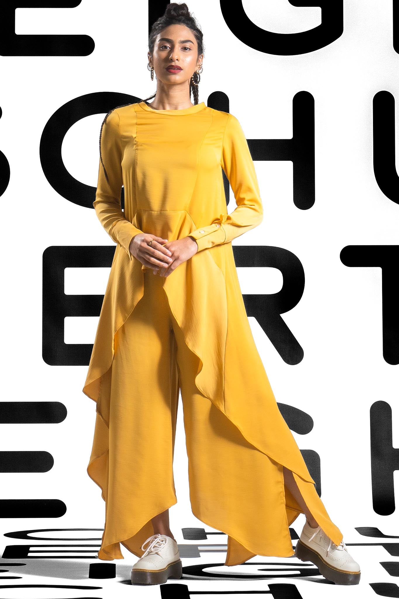 LUCILLA Mustard Outfit Sets Leigh Schubert