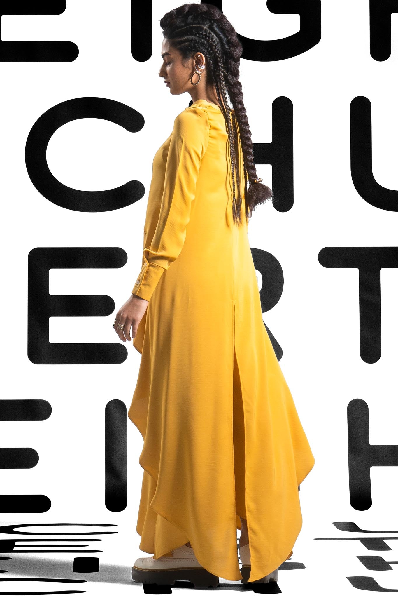 LUCILLA Mustard Outfit Sets Leigh Schubert