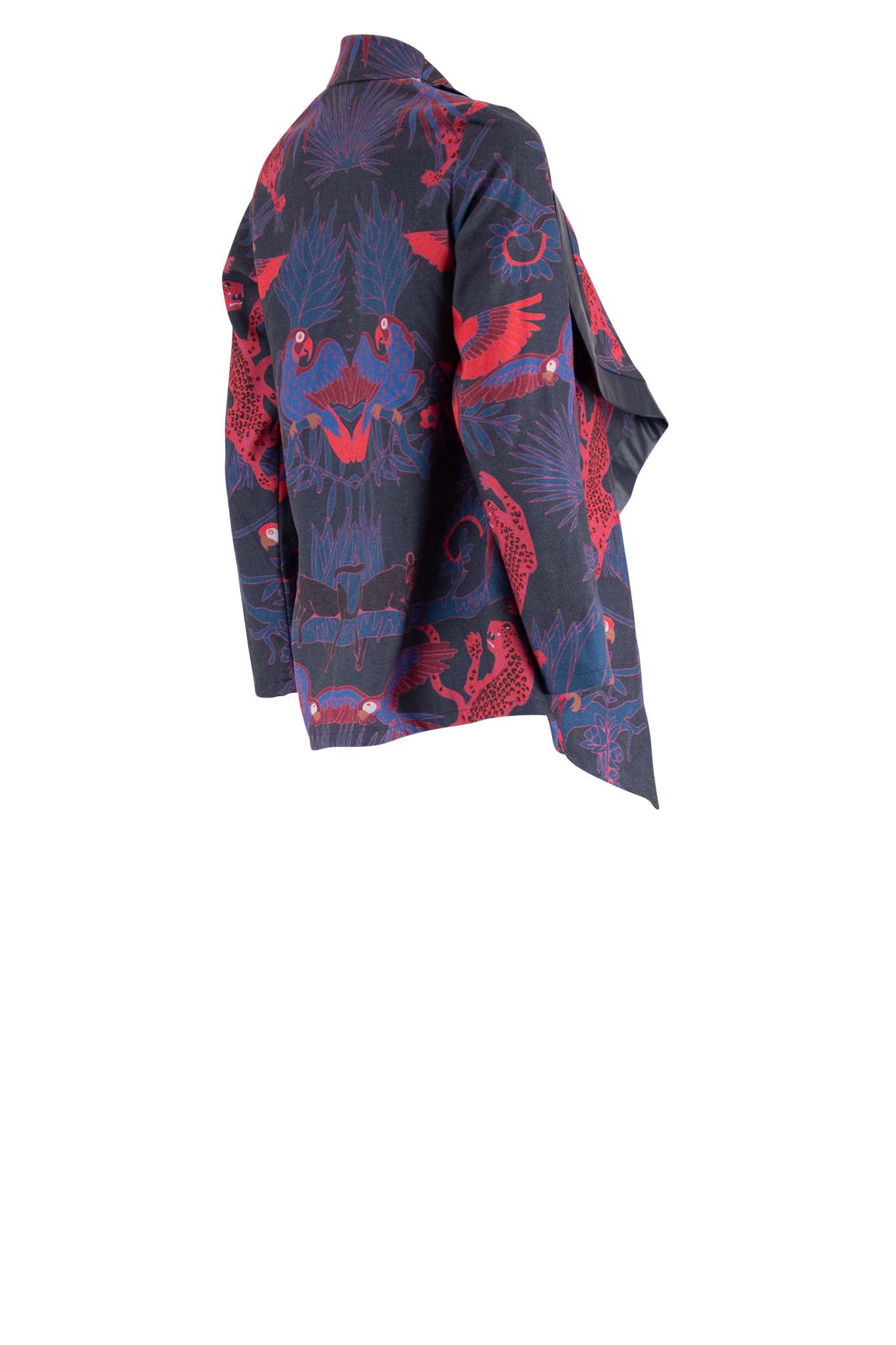 CROSBY Navy red print Coats & Jackets Leigh Schubert