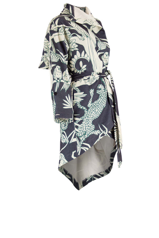 PJ Black Ivory Wild Print Coats & Jackets Leigh Schubert
