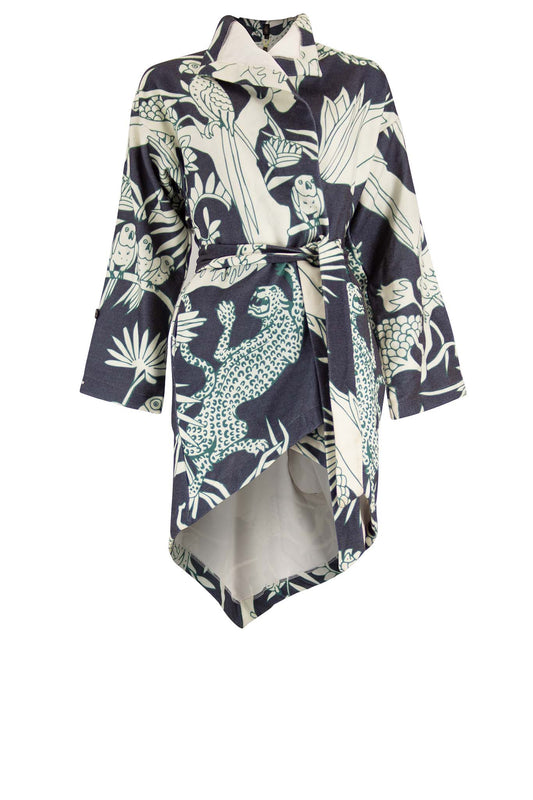 PJ Black Ivory Wild Print Coats & Jackets Leigh Schubert