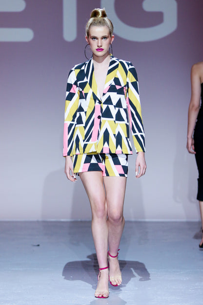 AGENT Jacket Supa Tri Print Coats & Jackets Leigh Schubert