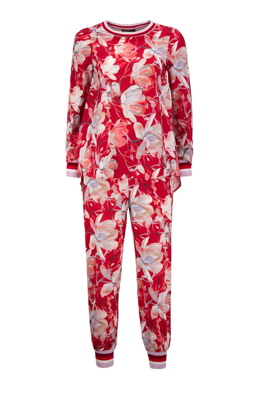 Leigh Schubert Outfit Sets KANYE Red Peony