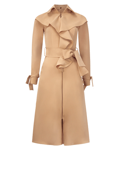 IRIS Caramel Coat Dresses Leigh Schubert