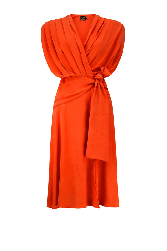 A-LIST Tangerine Dresses Leigh Schubert