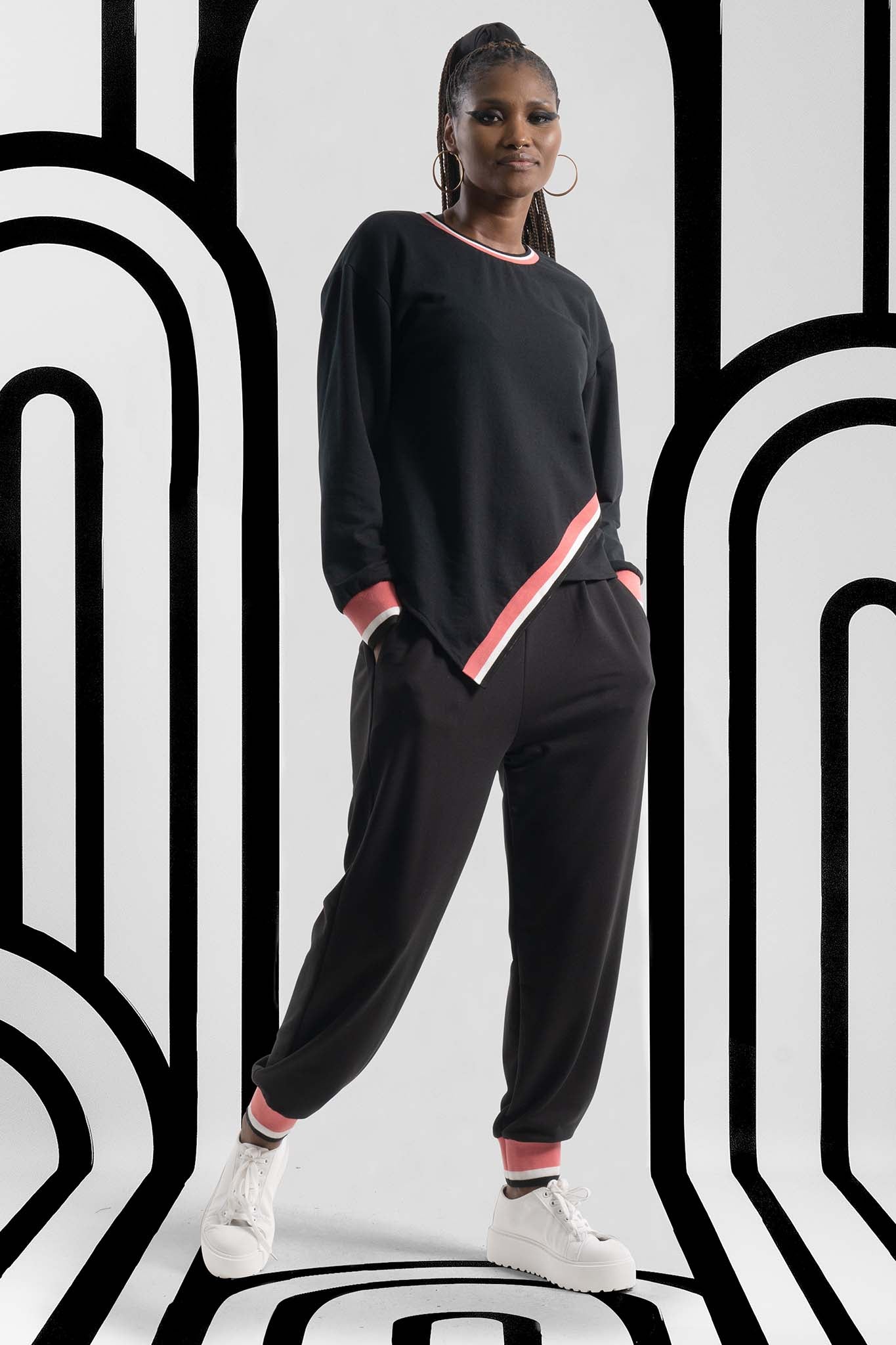 ADINA Grey Melange Outfit Sets Leigh Schubert
