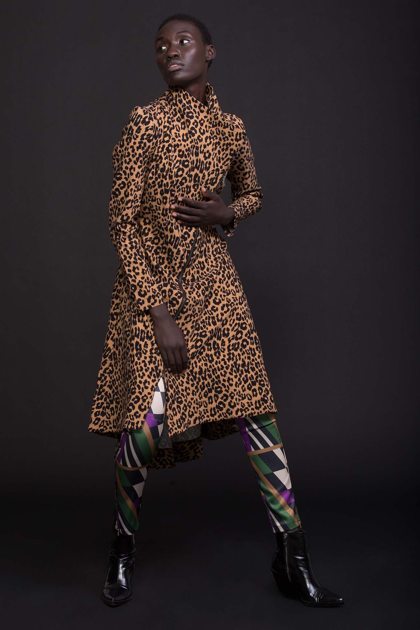 BRUNO Blackbird Print Pants Leigh Schubert